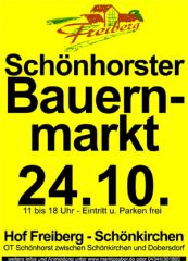 Flyer zum Bauernmarkt 2010