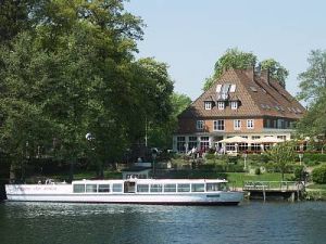 Die Fegetasche vom Wasser aus